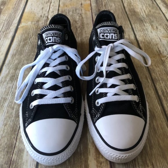 CONVERSE ALL STAR BLACK SUEDE SKATEBOARD SNEAKER SIZE 11